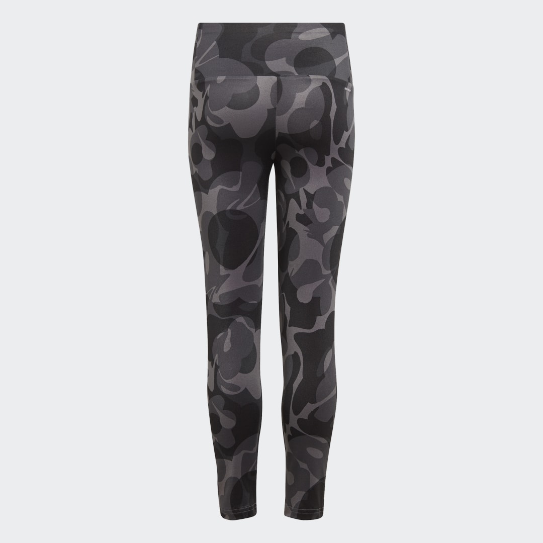 

adidas Licras 7/8 Essentials AEROREADY Seasonal Print Pretina Alta Niños Niño, Negro