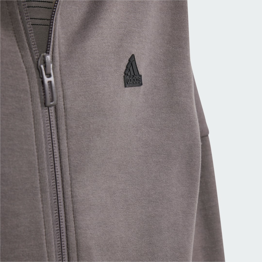 Adidas Future Icons 3-Stripes Ritsjack met Capuchon