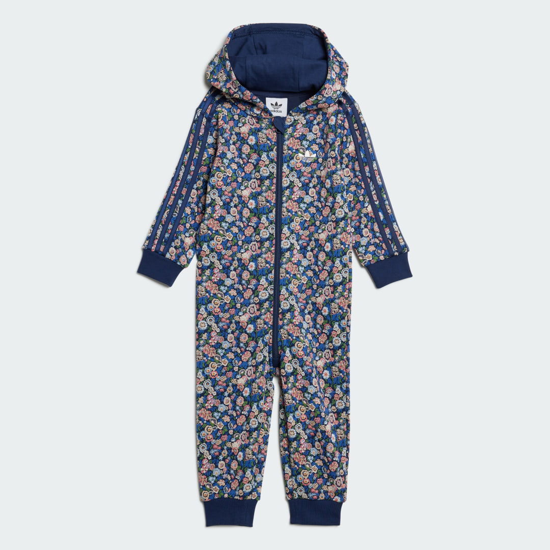 Adidas Originals x Liberty London Bodysuit Kids Blauw Kind Blauw