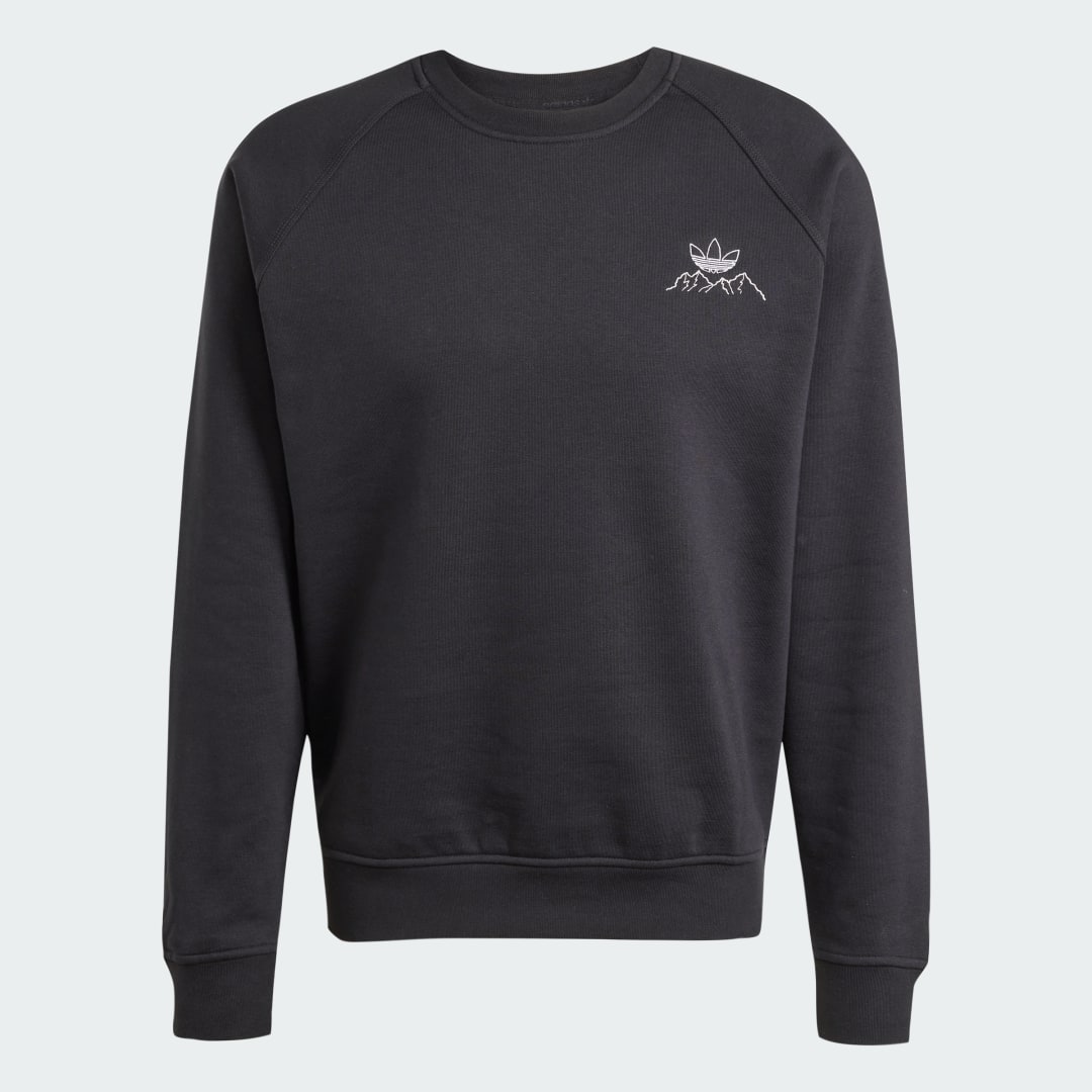 Adidas Winter Resort Mountain Graphic Fleece Sweatshirt