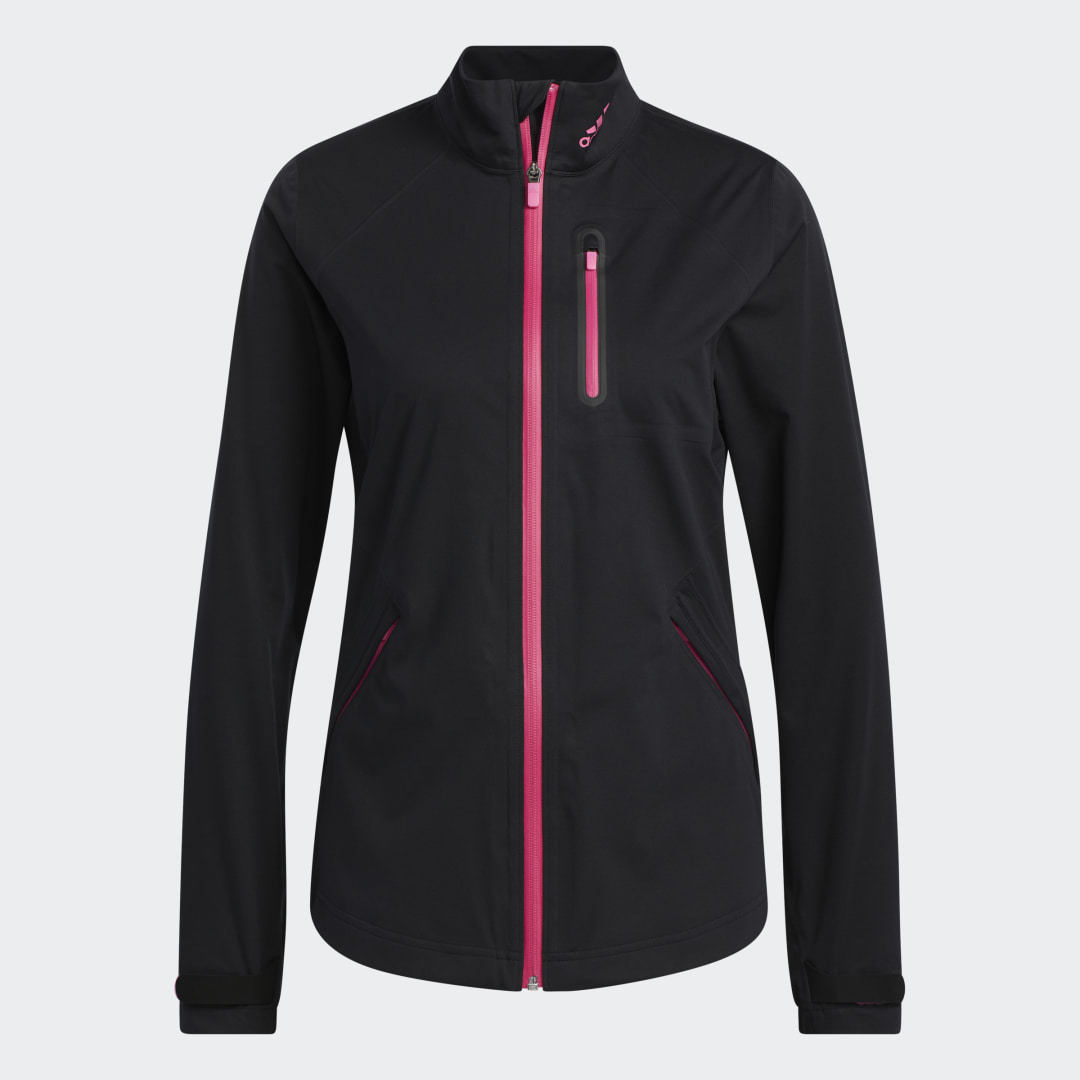 Image of adidas RAIN.RDY Jacket Black S - Women Golf Jackets