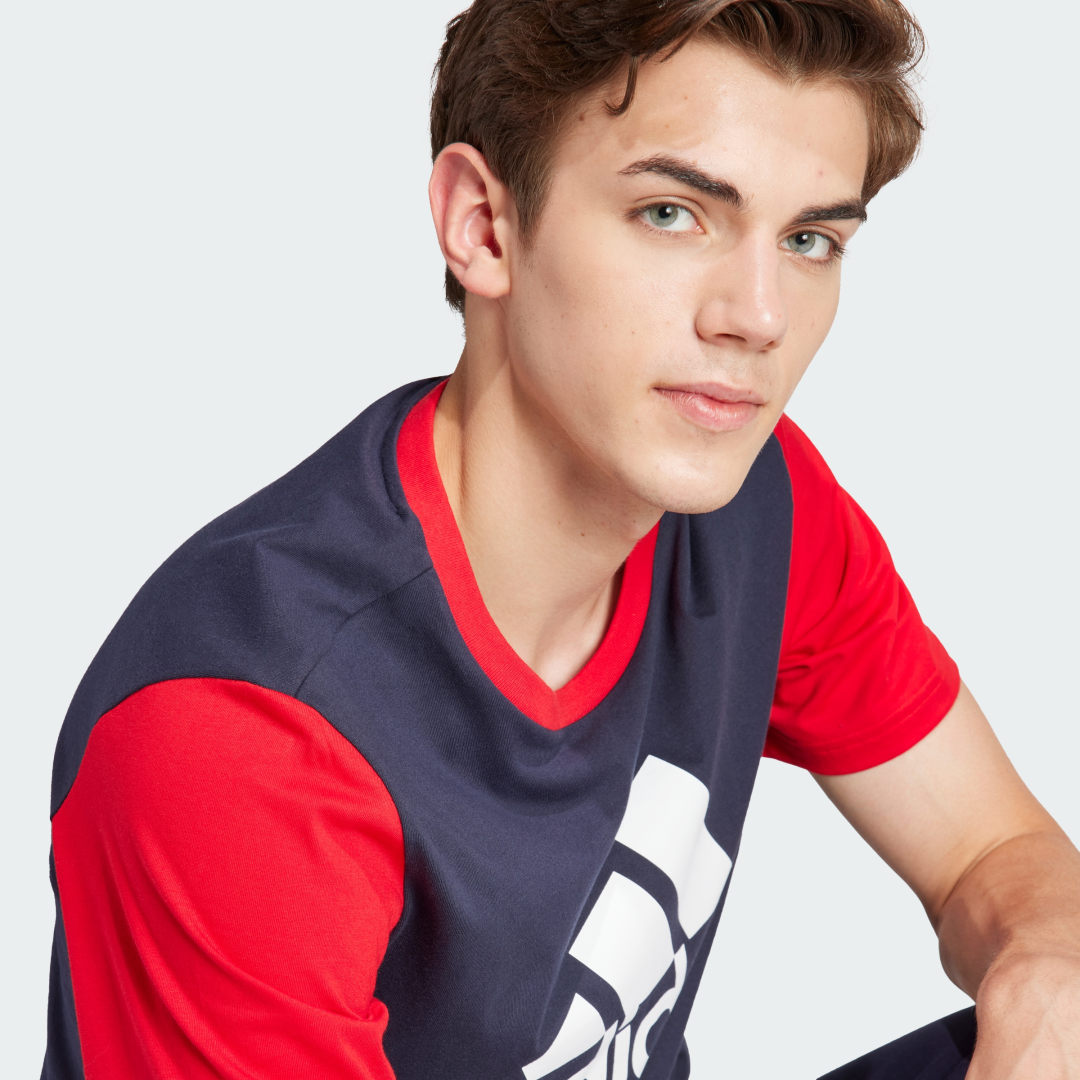 Adidas Essentials Big Jersey Big Logo T-shirt