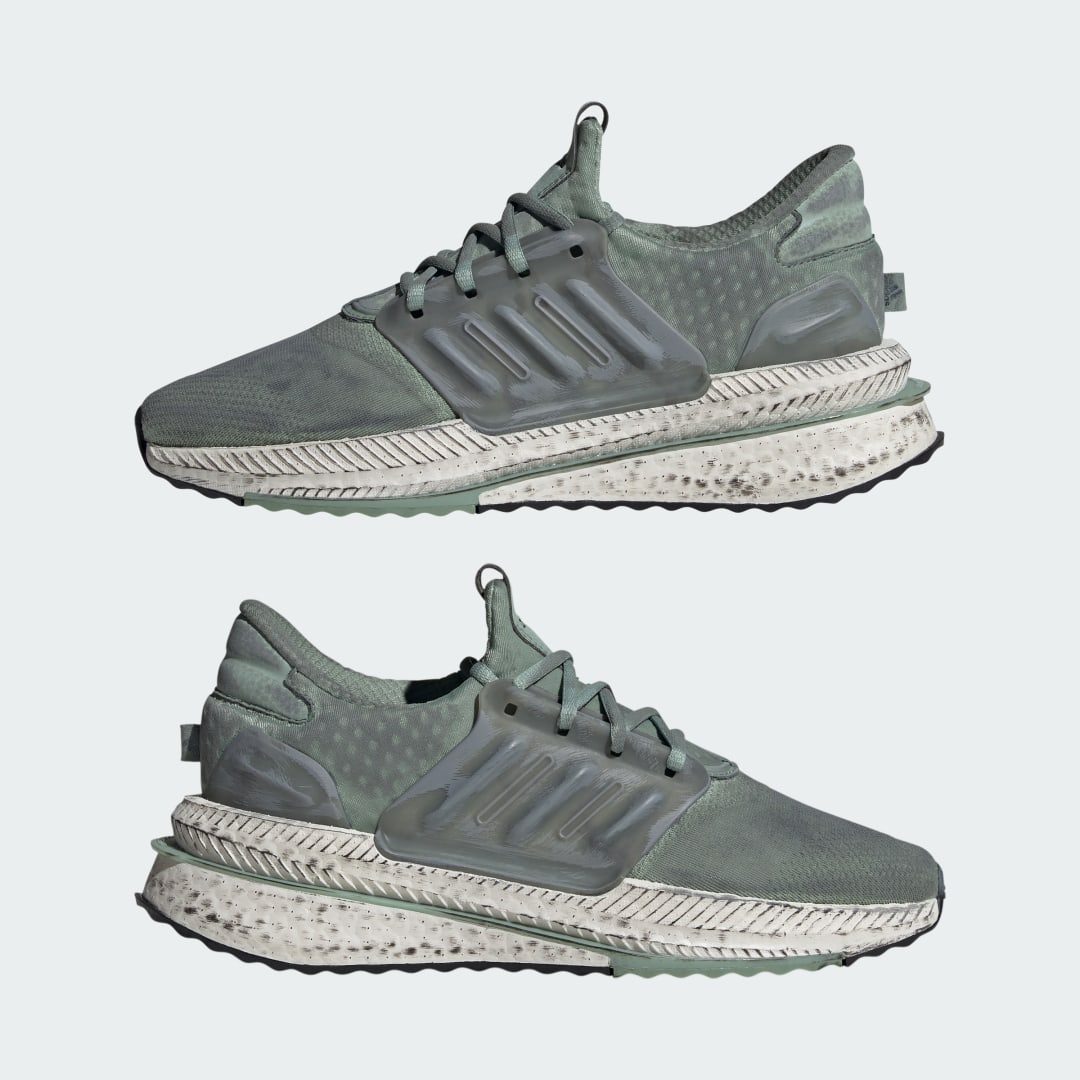 

adidas Tenis X_PLR Boost Unisex, Plata verde/gris one/negro