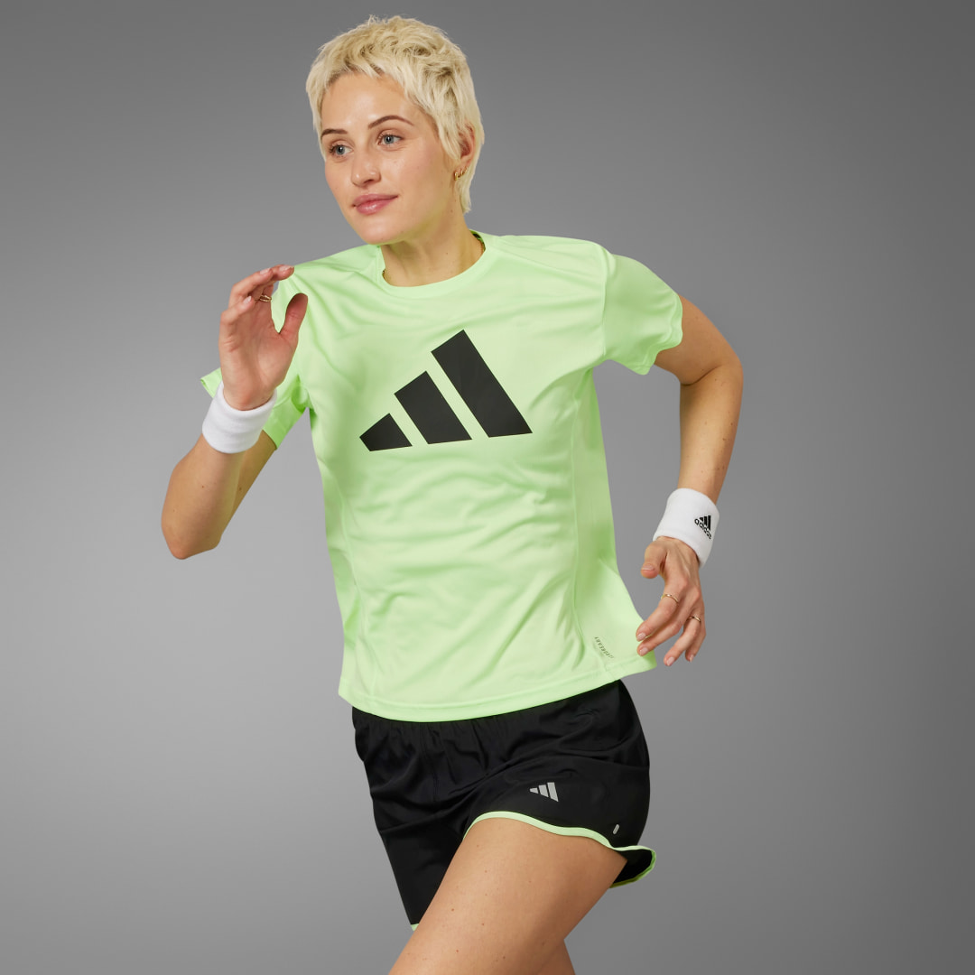 

adidas Camiseta Run It Camiseta Run It Mujer  - Mujer Running, Verde spark