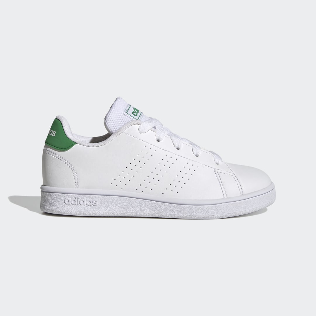

adidas Tenis Advantage Adidas Court Niño, Blanco/verde/negro