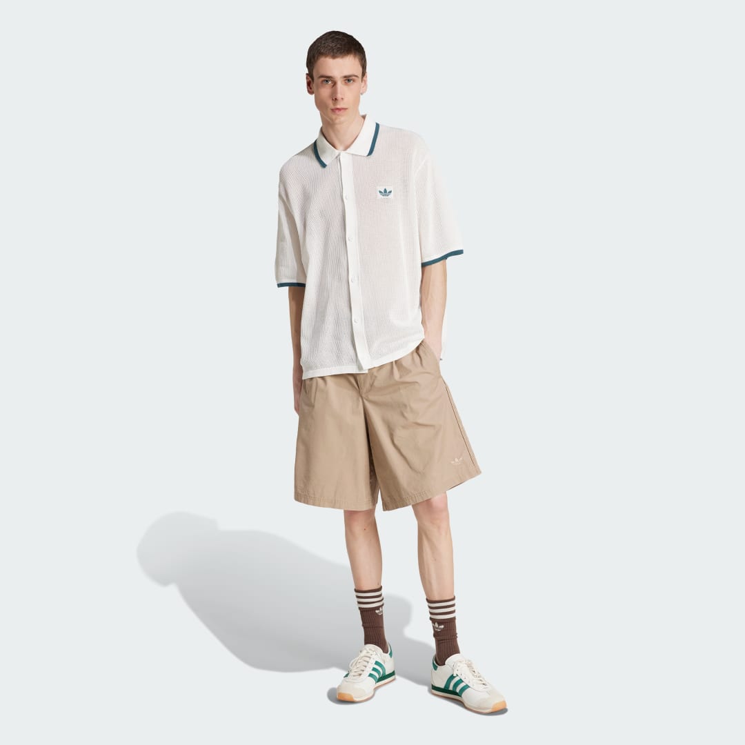 Chemise boutonnée maille adidas Originals - vue 3