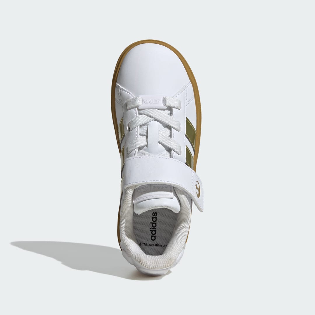 Adidas Grand Court sneaker Cloud White / Gold Metallic / Preloved Bronze