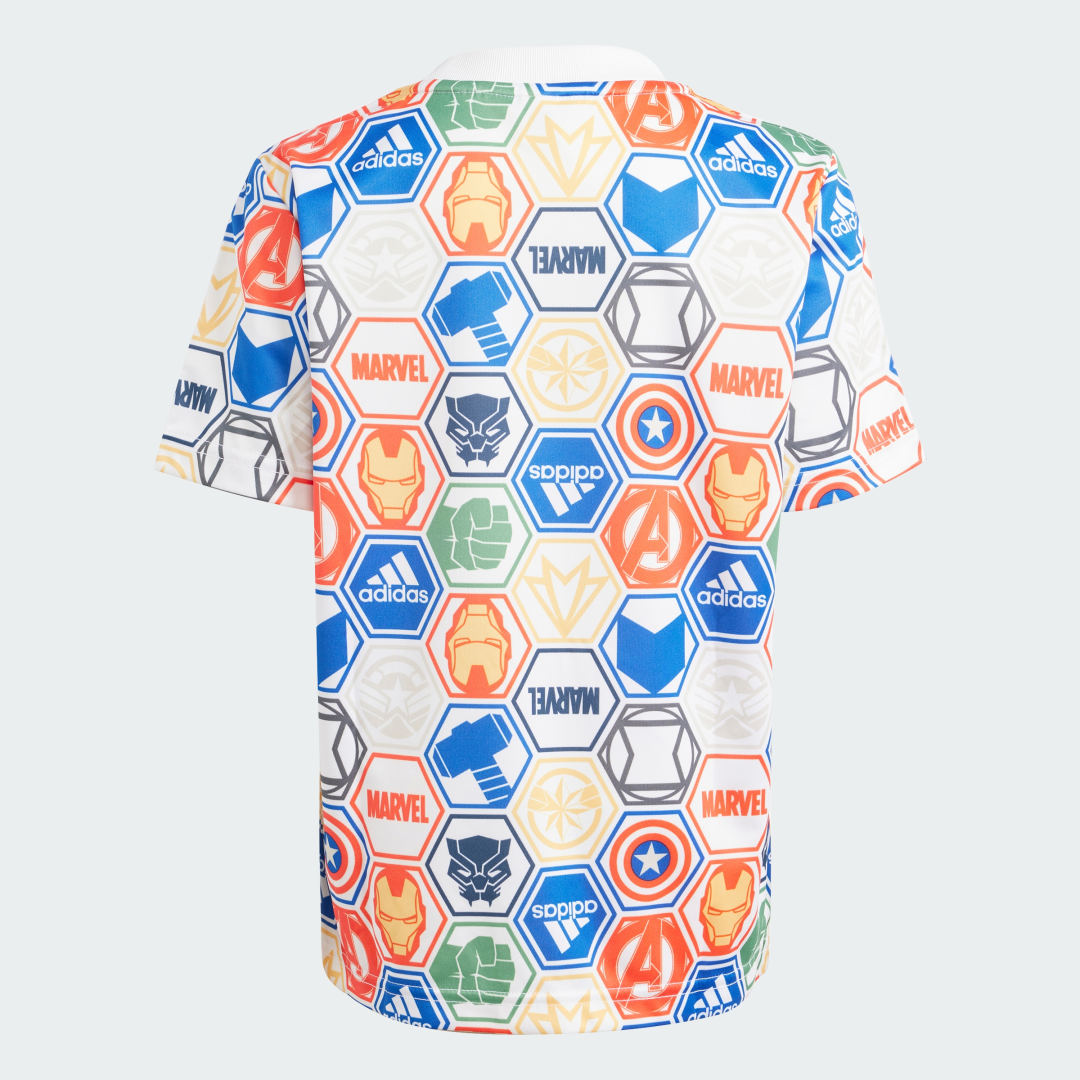 

Conjunto de Camiseta adidas x Marvel Avengers Niño, Blanco