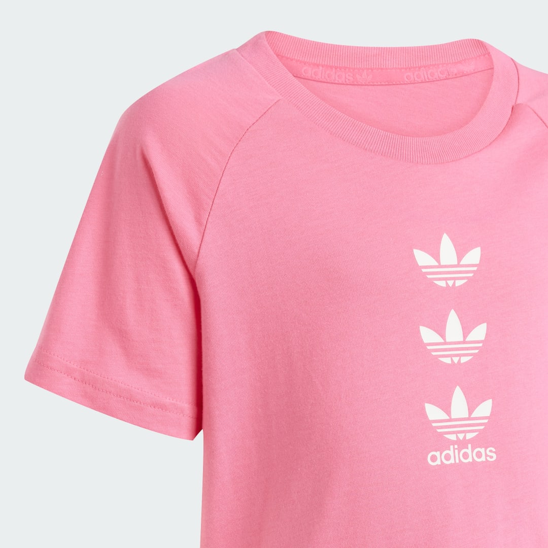 Adidas Tee and Cycle Short Suit Kids