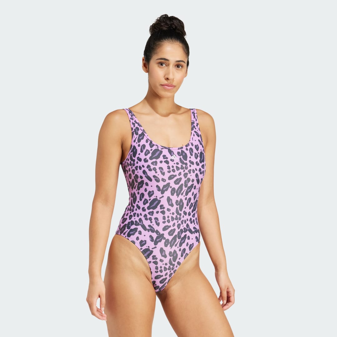 Adidas Essentials Animal Print U-Back Badpak