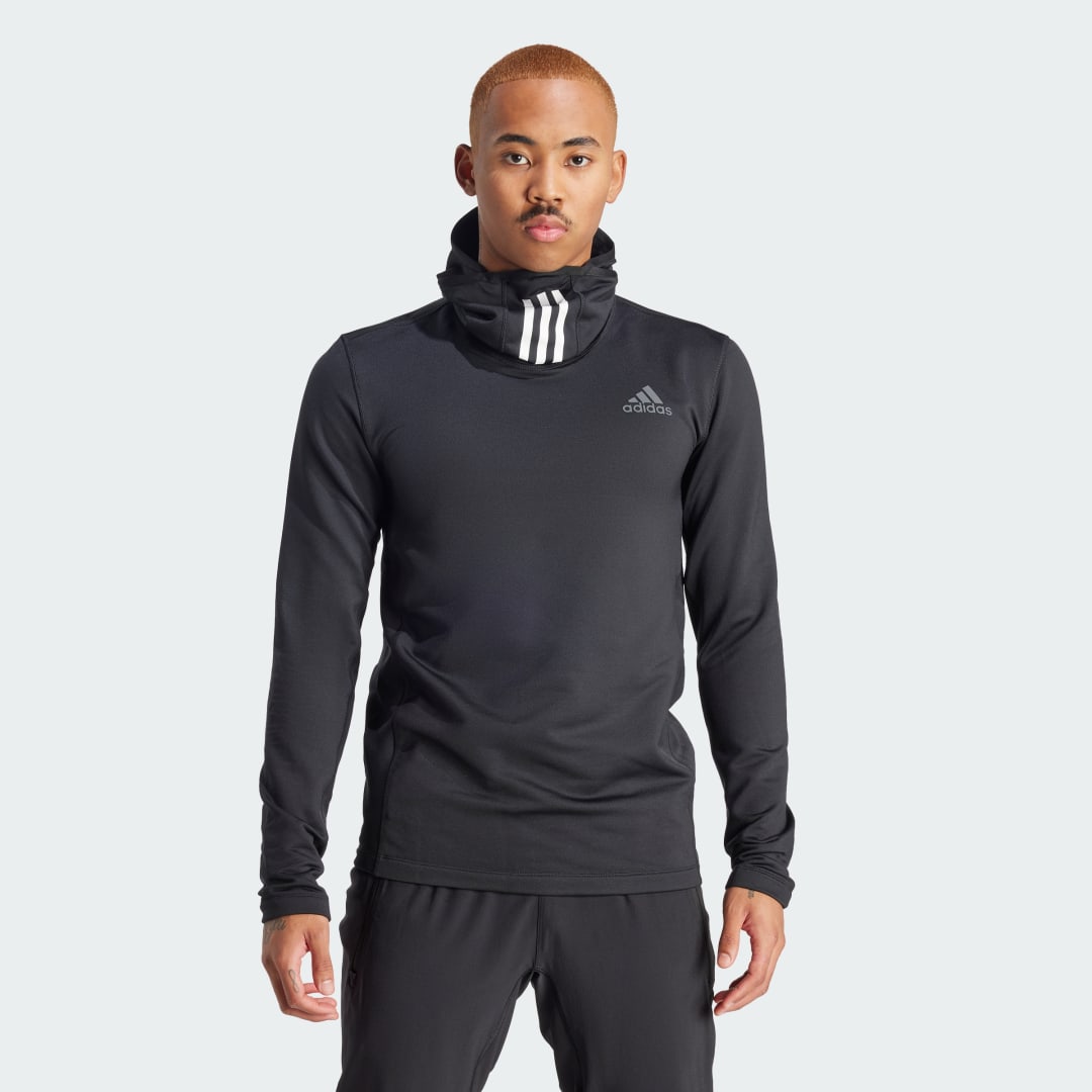 фото Лонгслив с капюшоном cold.rdy techfit adidas performance