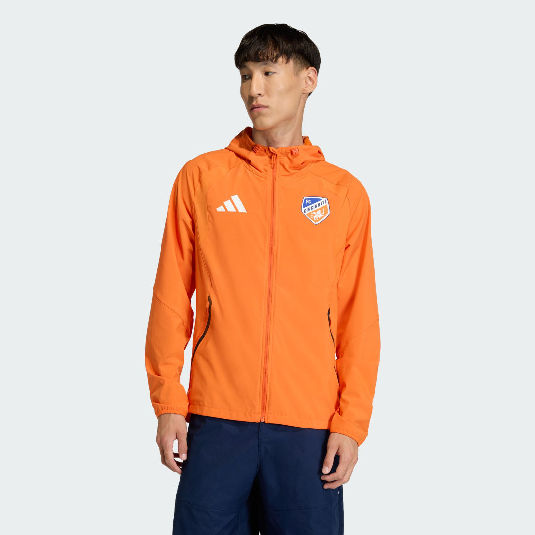FC Cincinnati Tiro Tech Full Zip Windbreaker