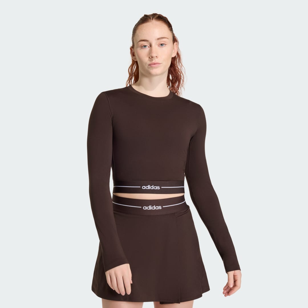 T shirt manches longues cropped Hyperglam - vue 5