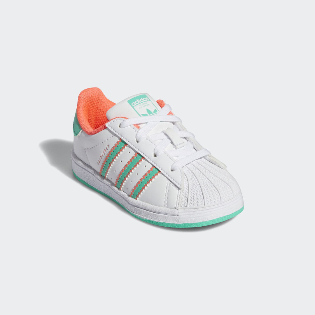 Adidas Superstar sneaker Cloud White / Hi-Res Green / Turbo