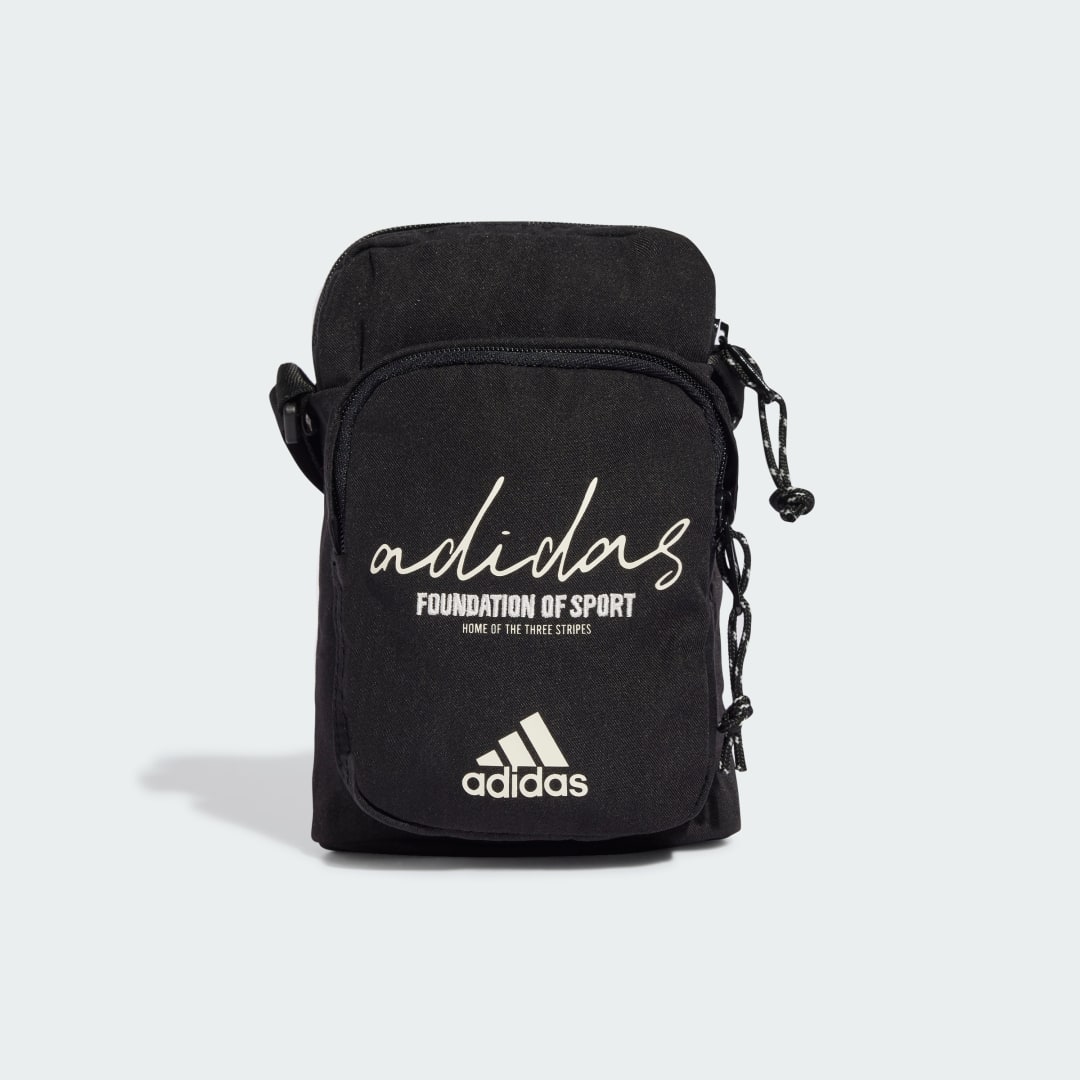 

adidas Bolso Organizador Classic Estampado Unisex, Blanco