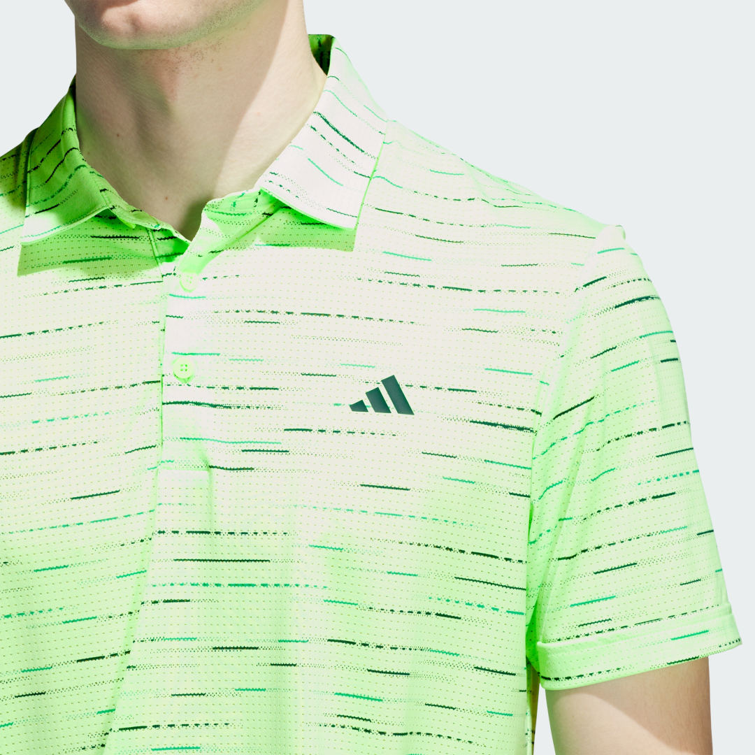 Adidas Ultimate365 Mesh Glimmer Print Poloshirt