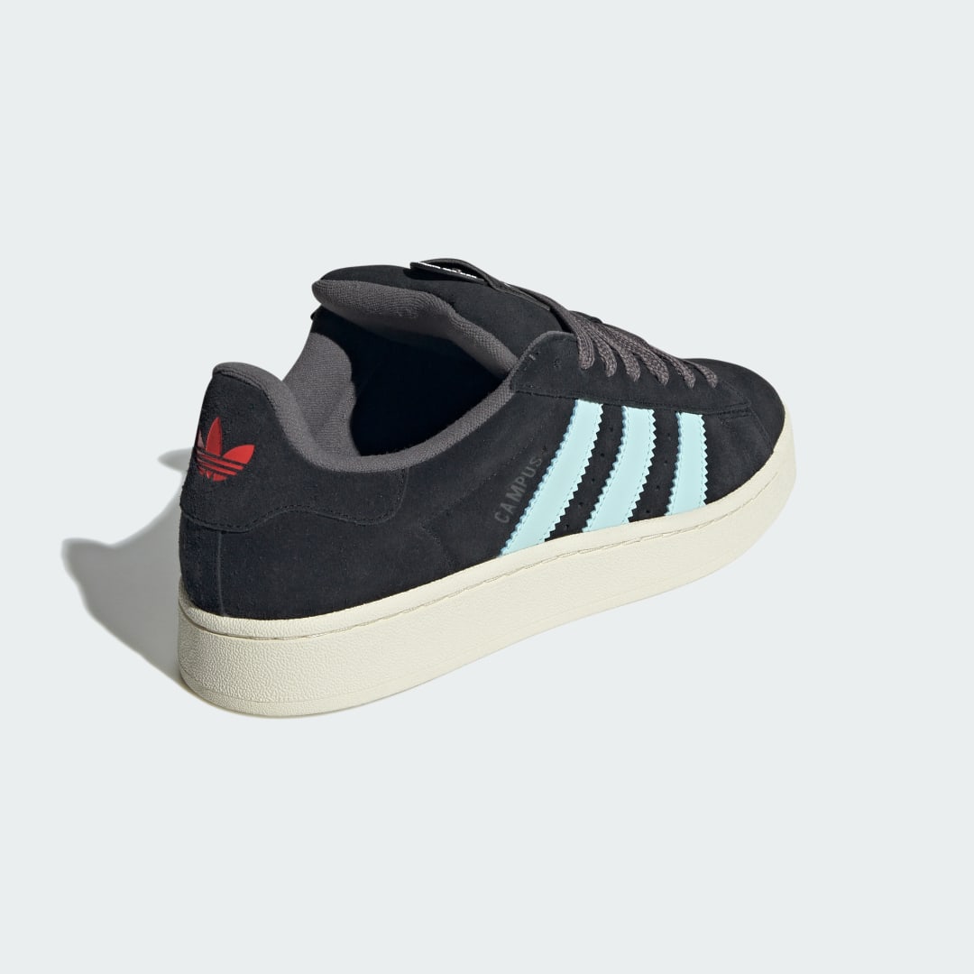

adidas Tenis Campus 00s Hombre, Negro/semi flash aqua/crema blanco