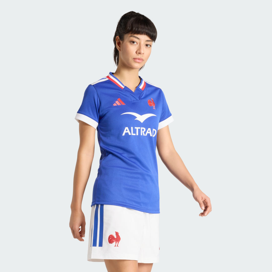 Thumbnail - Frankreich Rugby Home Women‘s Replica-Jersey