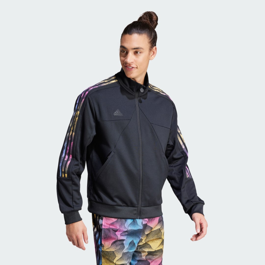 

adidas Chamarra Deportiva Tiro Hombre, Negro