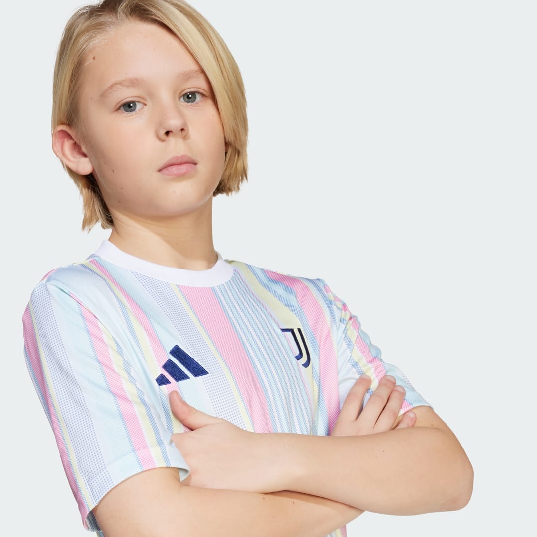 Adidas Juventus 25 26 Pre-Match Voetbalshirt Kids
