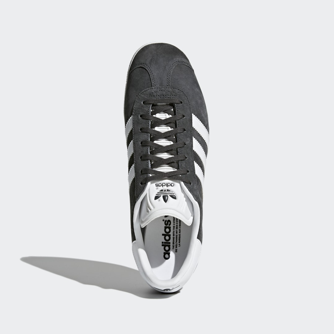 Adidas Gazelle sneaker Dark Grey Heather / White / Gold Metallic