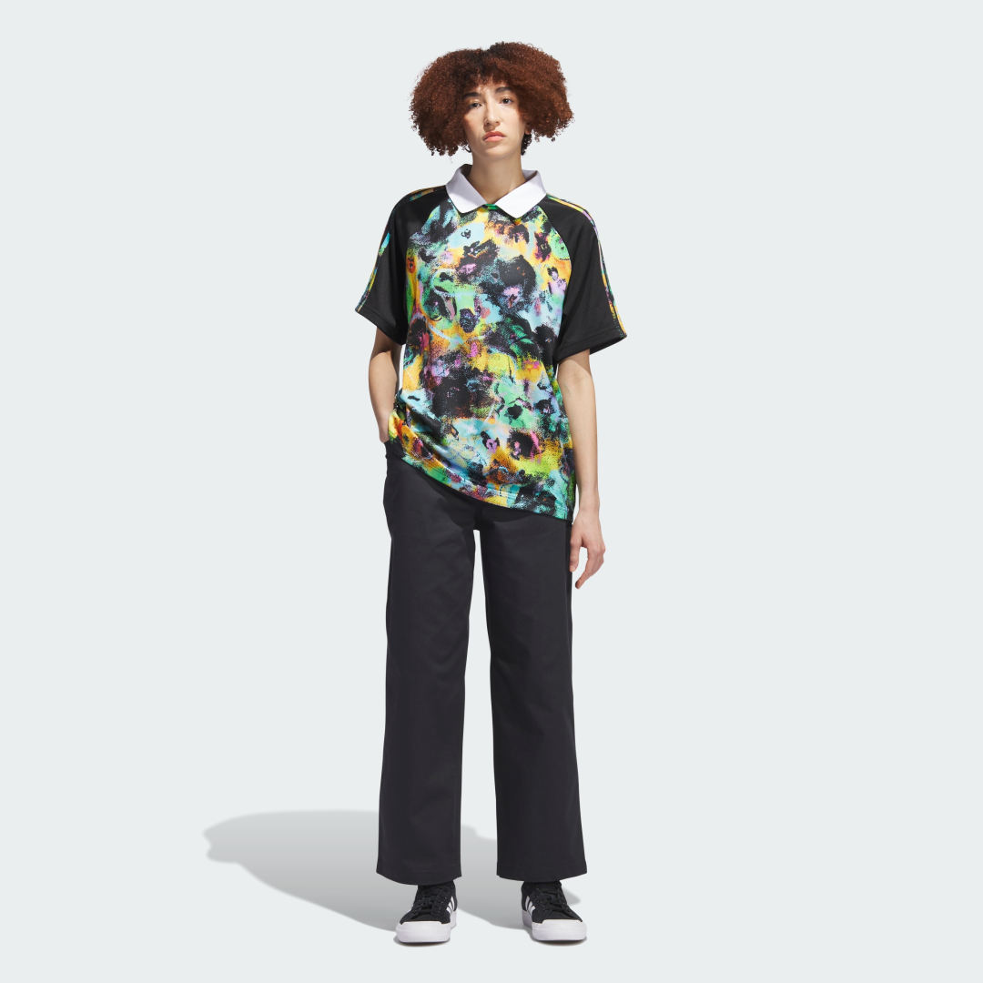 

adidas Playera Dill Eyes Unisex, Multicolor/negro
