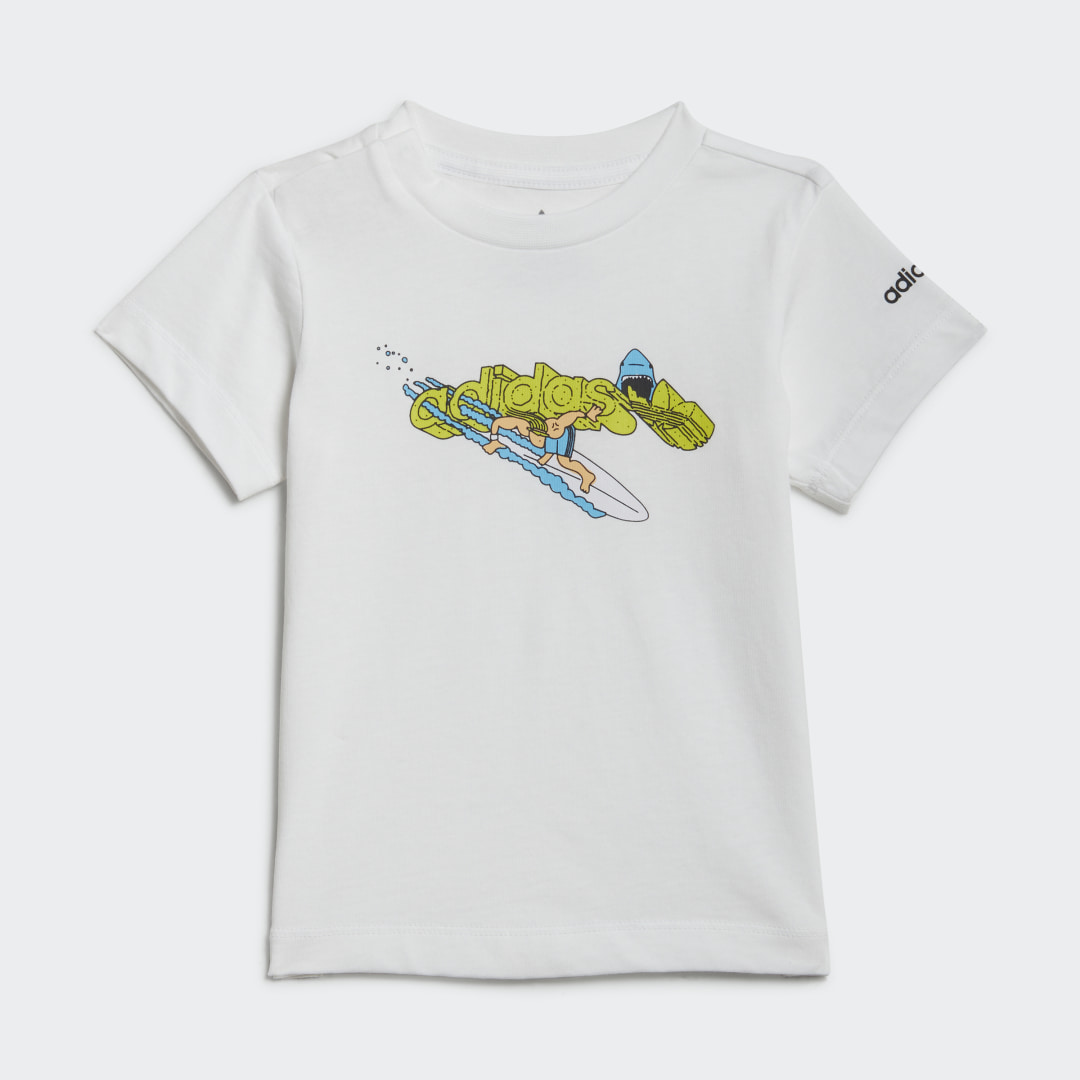 T-shirt de plage graphique Stoked