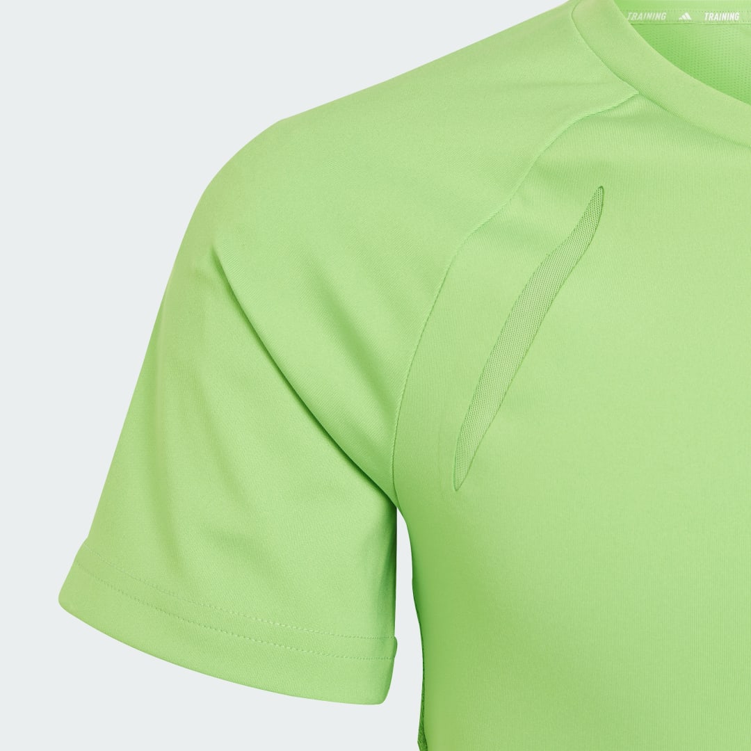 

adidas Playera Corta Heat.RDY Para Niños, Lucid lime/reflective plata