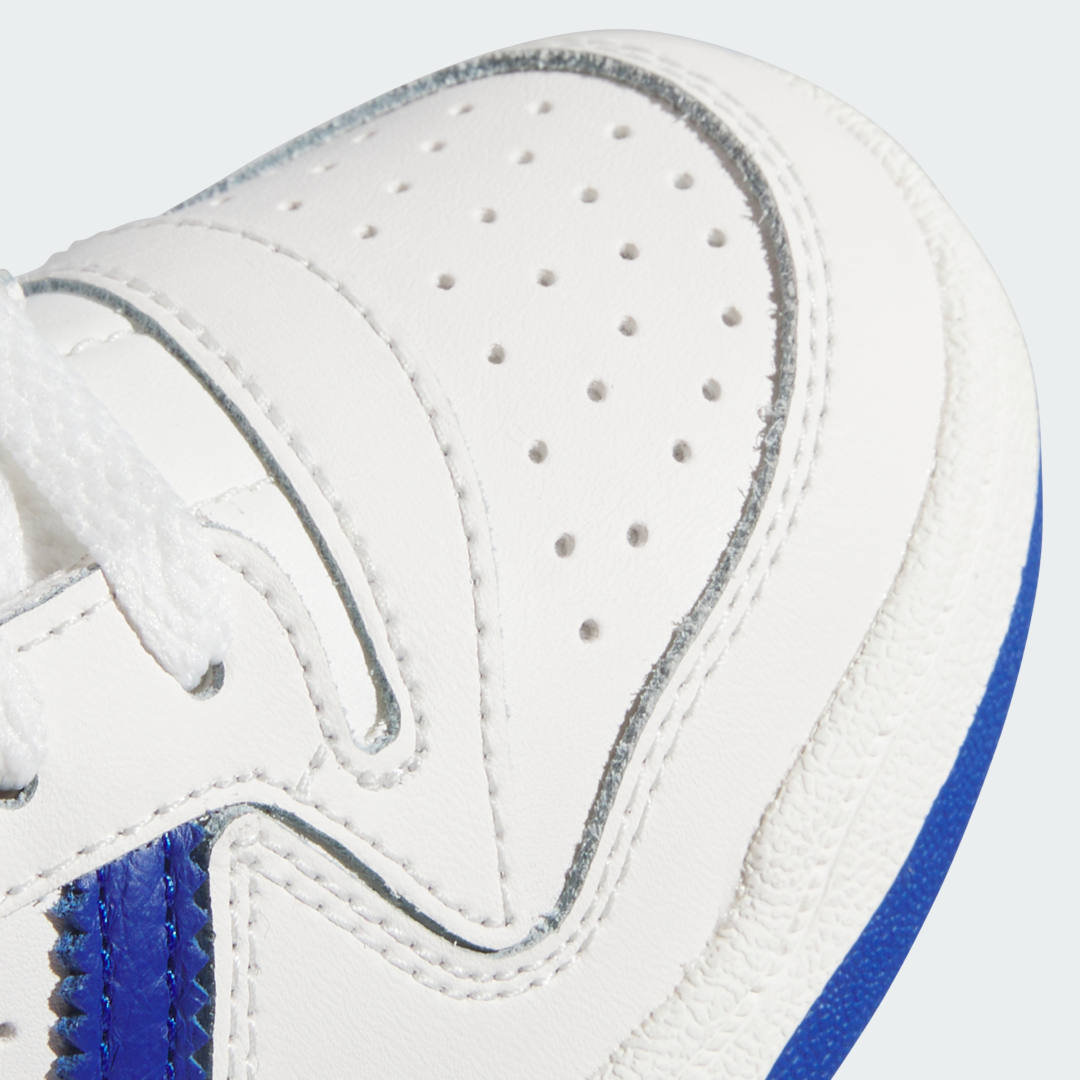 

adidas Tenis Forum Low CL Niños, Core blanco/royal azul/core blanco