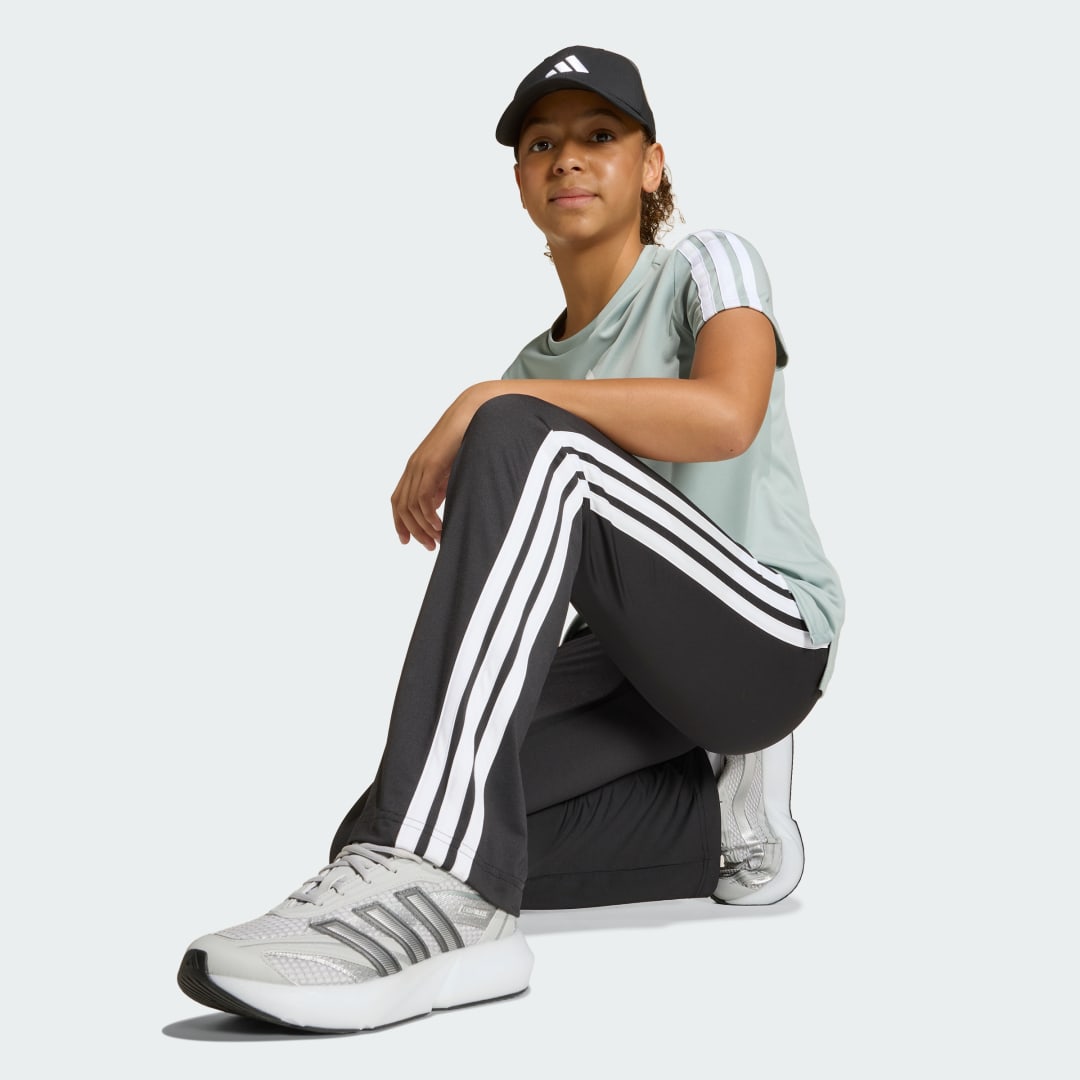 Train Essentials 3 Stripes Flared Leggings - vue 3