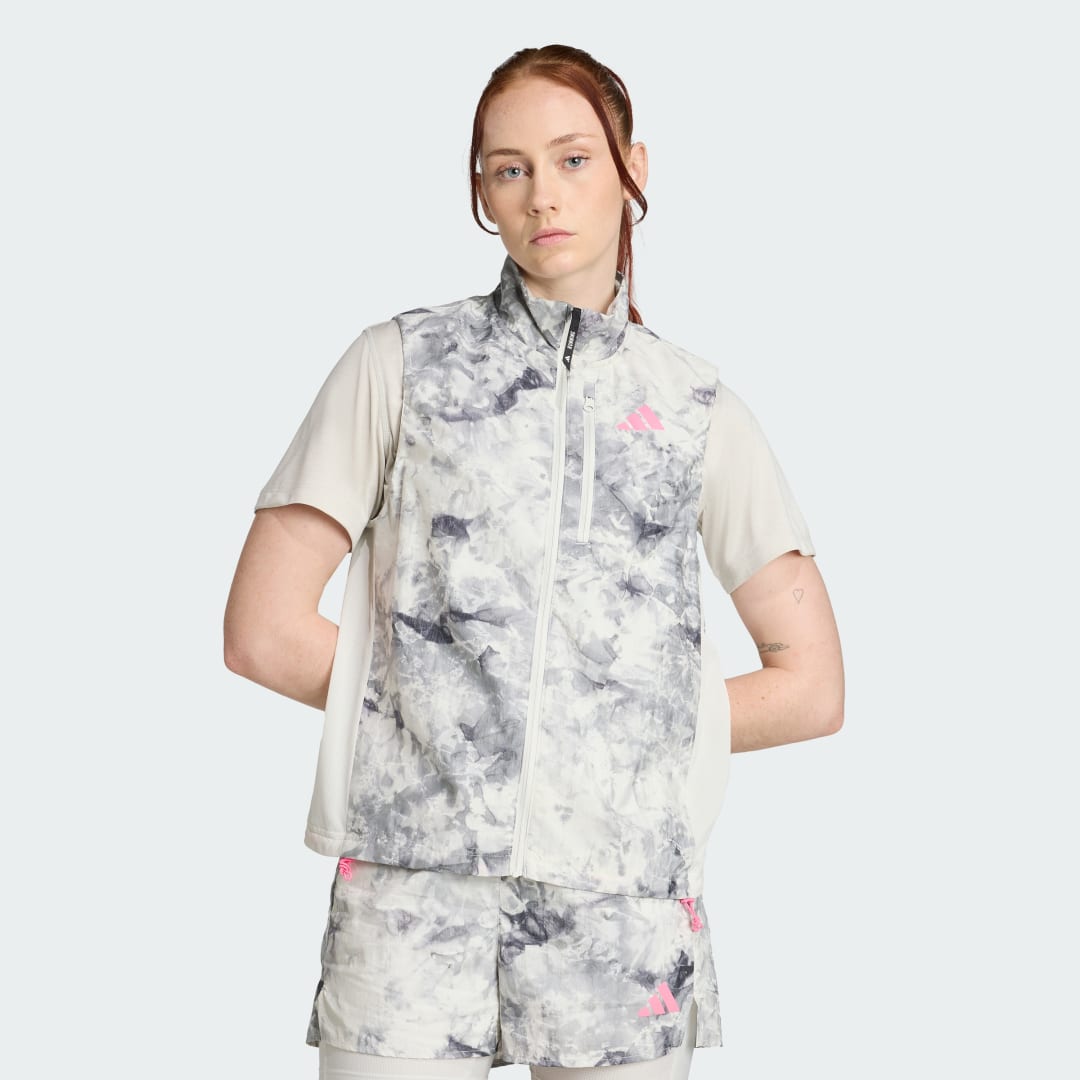 Adidas Own The Run Spray Dye Bodywarmer