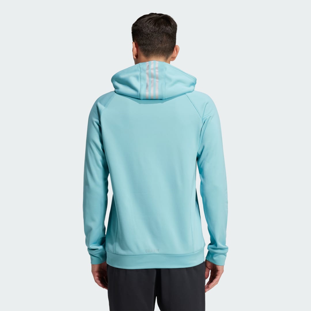 Adidas Game and Go Training Small Logo 3-Stripes Hoodie