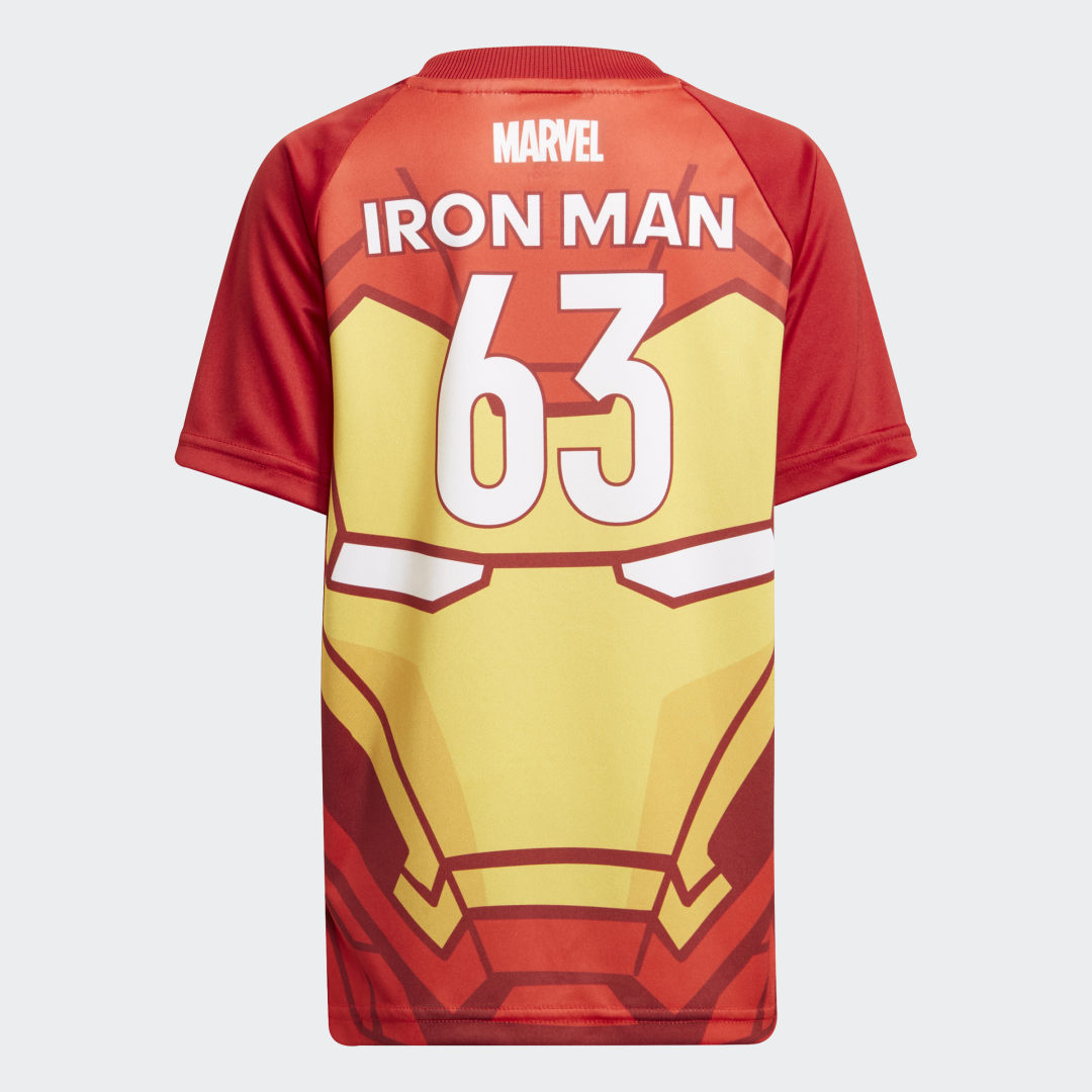 фото Комплект: футболка и шорты marvel iron man adidas performance