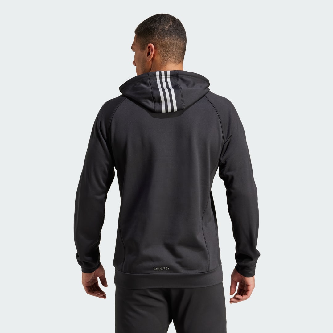 Thumbnail - Game and Go Training Small Logo 3-Streifen Hoodie