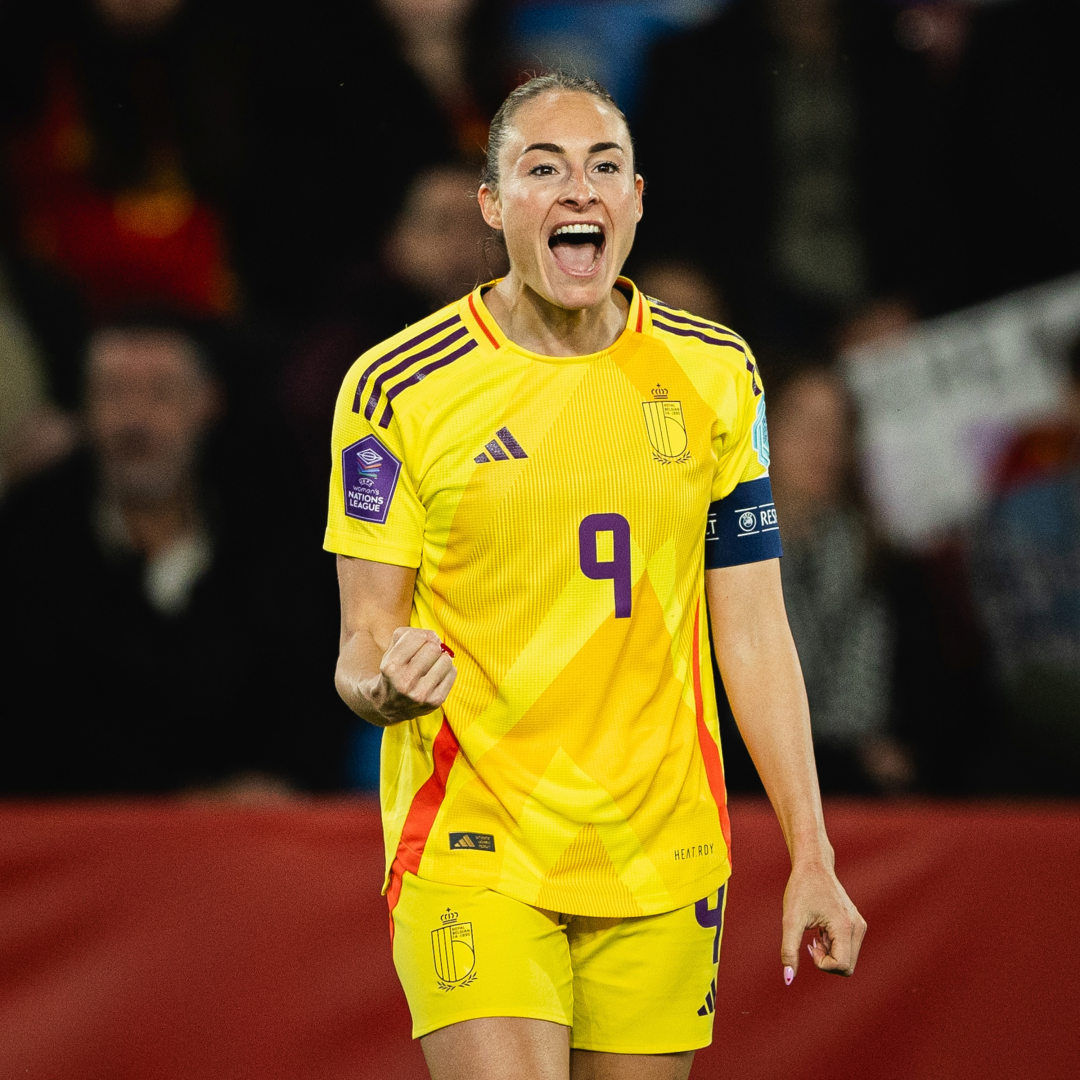 Adidas België 25 (Vrouwenelftal) Authentiek Uitshirt