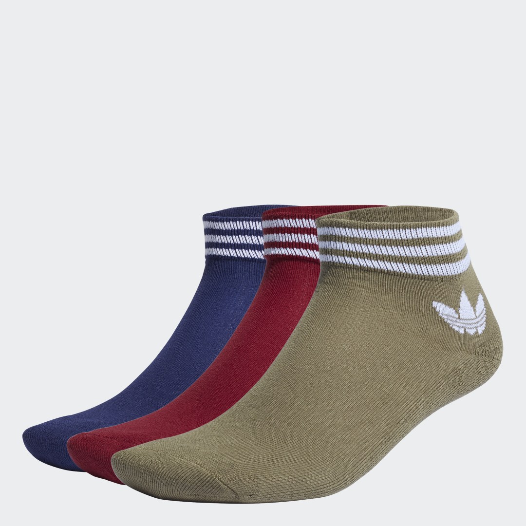 фото Три пары носков trefoil adidas originals