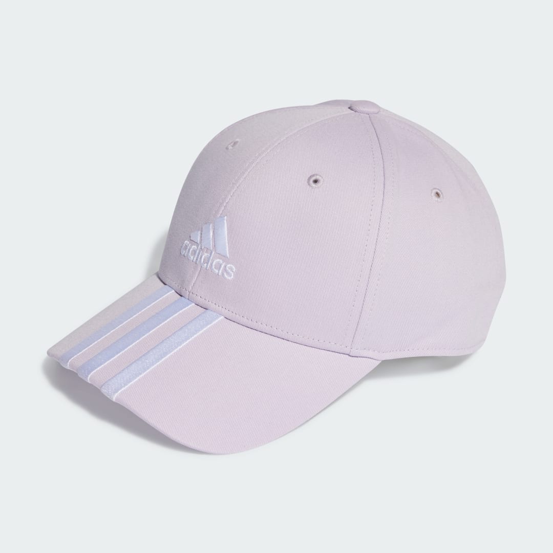 

adidas Gorra Béisbol 3 Rayas Sarga de Algodón Unisex, Blanco