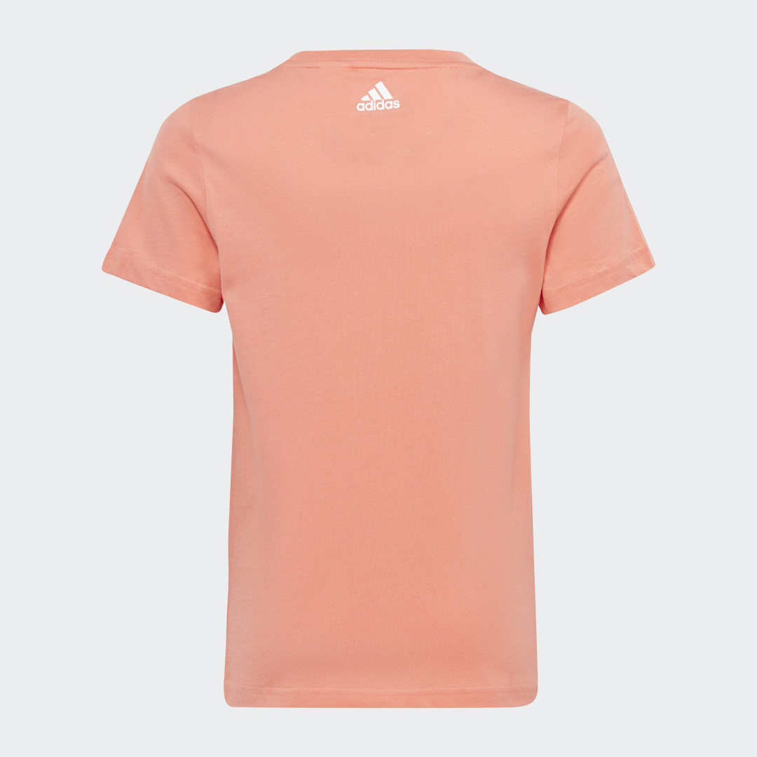 

adidas Camiseta Essentials Logo Linear Algodón Ajuste Ceñido Niño, Blanco