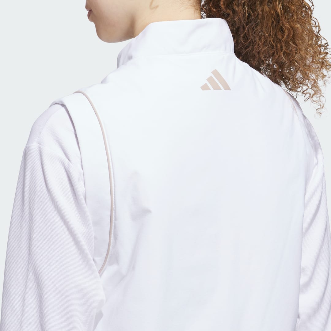 Adidas Beyond Twistweave Loose Quarter-Zip Mouwloos Shirt