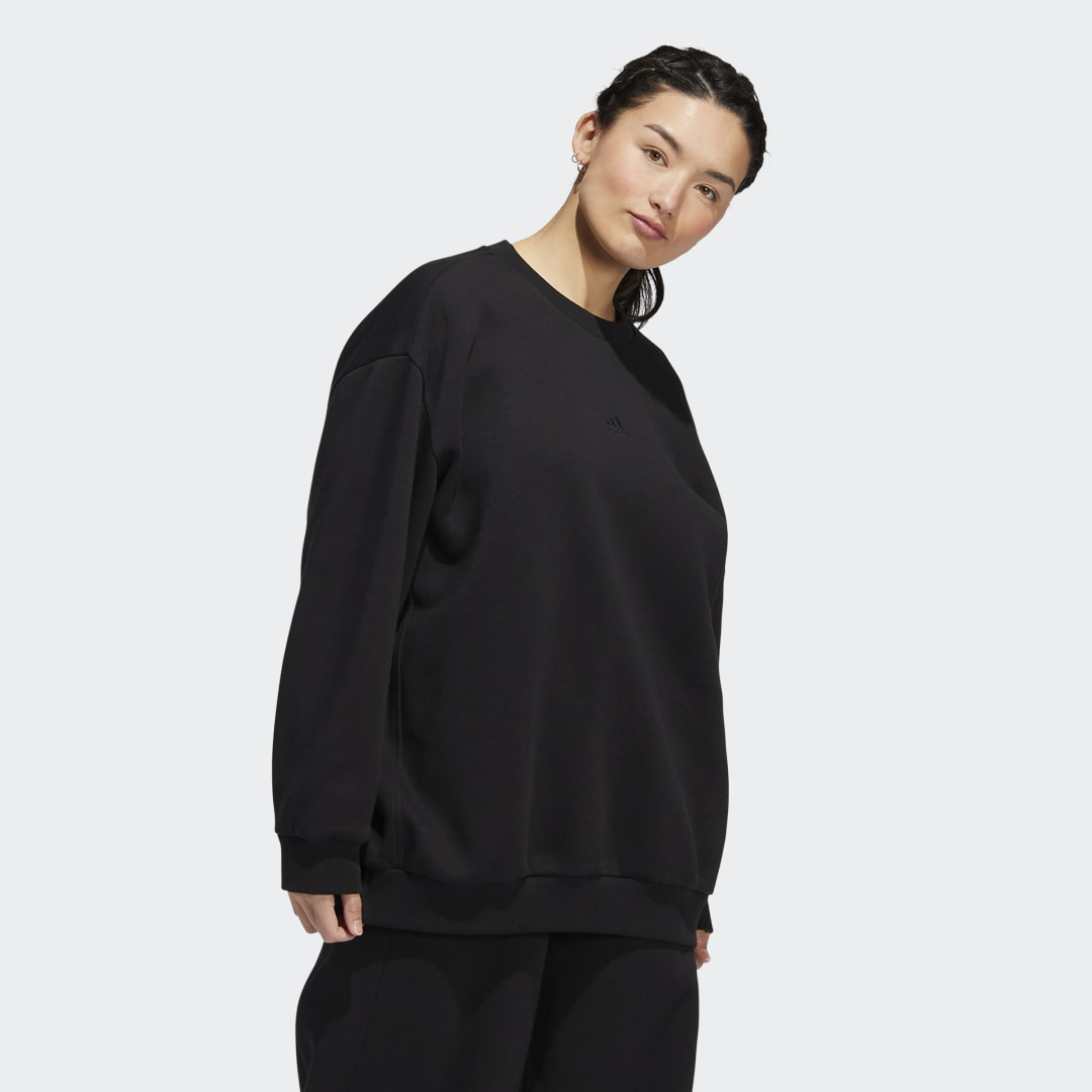 Sweat-shirt ras-du-cou en molleton oversize All-Season