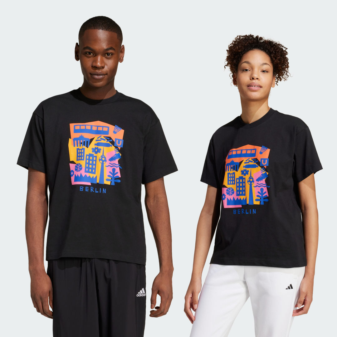 Adidas Berlin Papercut T-shirt (Uniseks)