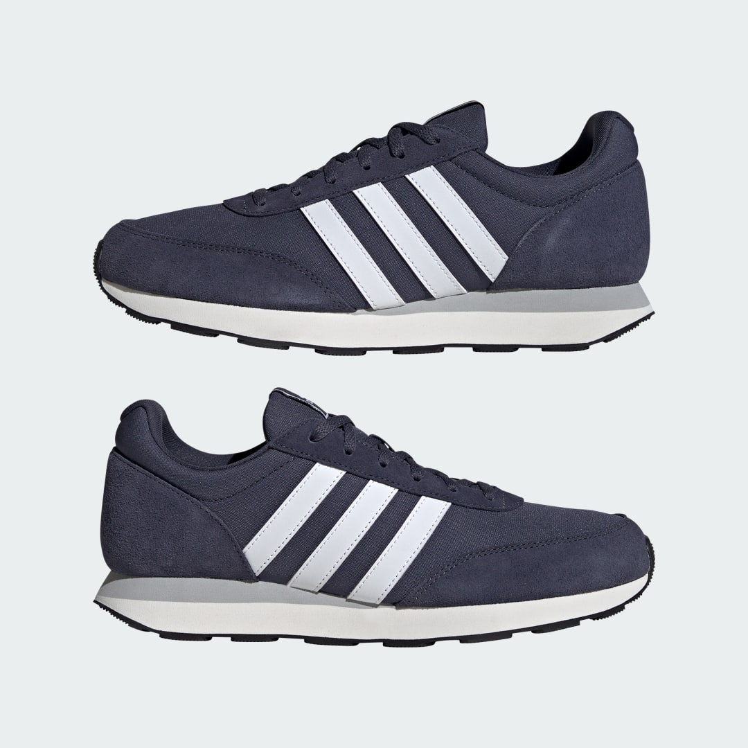 

adidas Tenis Run 60s 3.0 Hombre, Shadow azul/blanco/negro