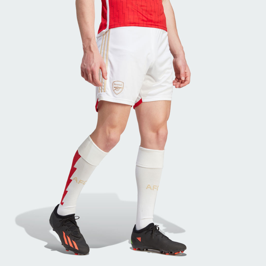 Image of adidas Arsenal 23/24 Home Shorts White XL - Men Soccer Shorts