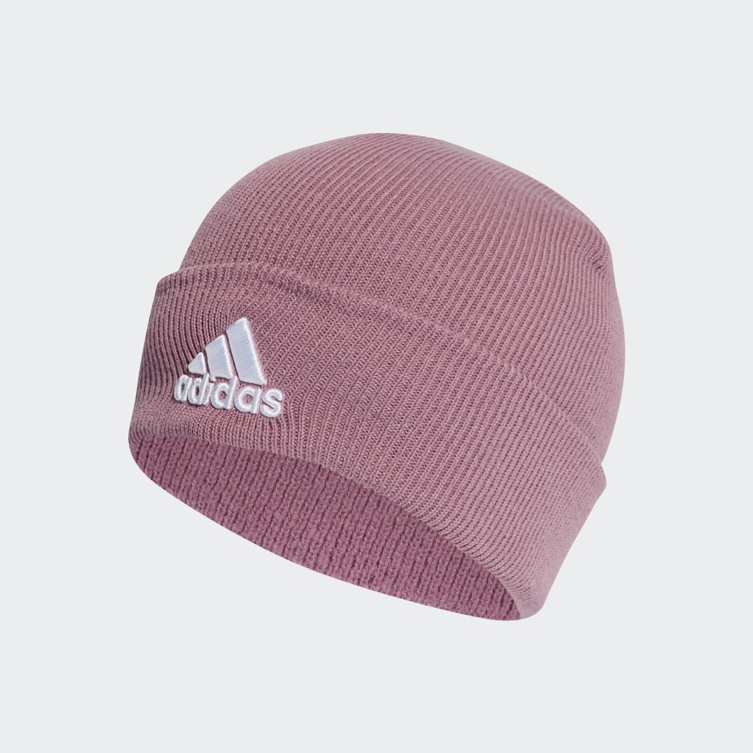 adidas Logo Beanie Cuff, lue, unisex WONORC/WHITE