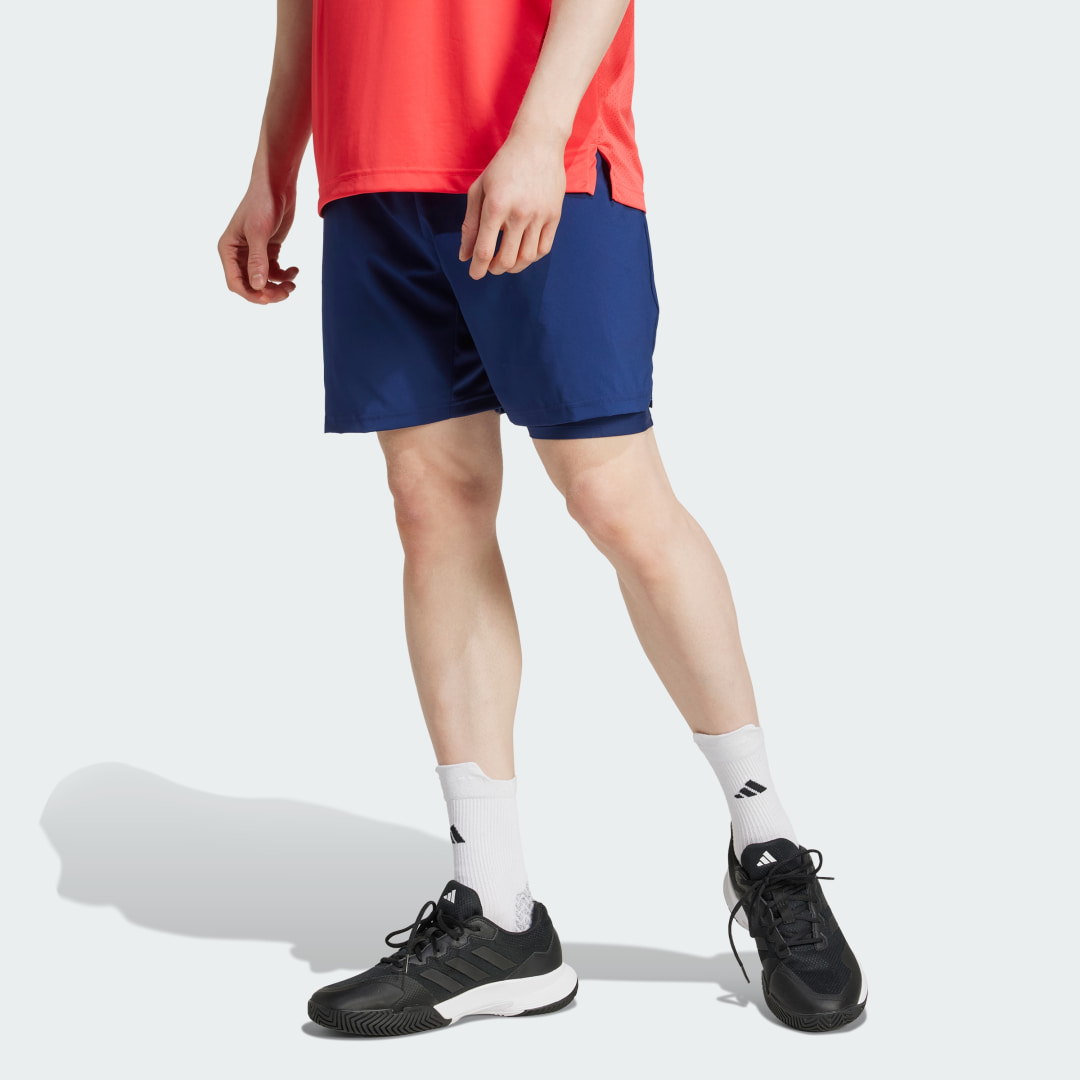 Short 2 en 1 Club Tennis Climacool - vue 5