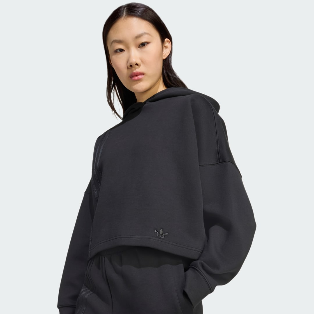 Adidas Off Placed 3-Stripes Hoodie