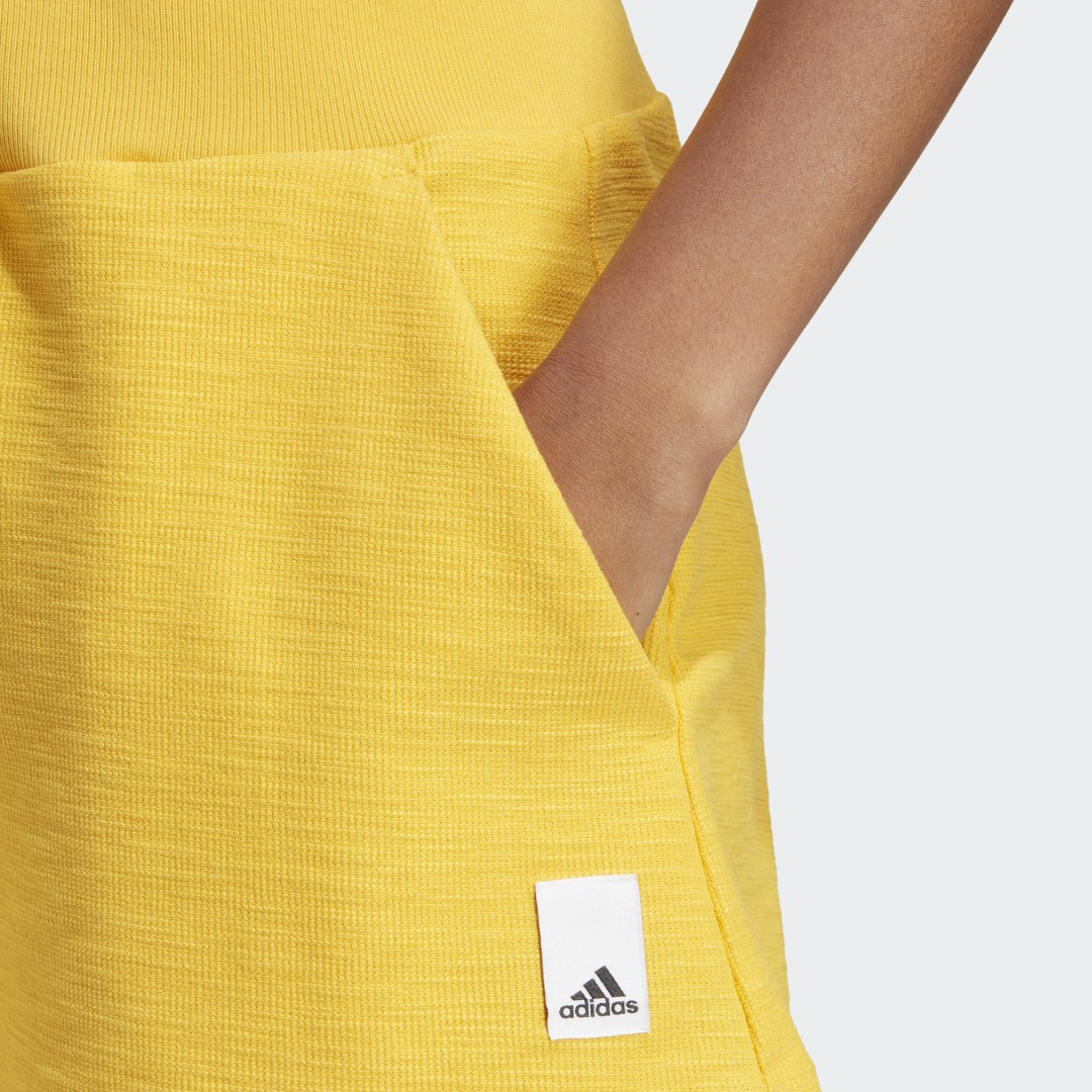

adidas Shorts Lounge Terry Loop Mujer, Bold oro