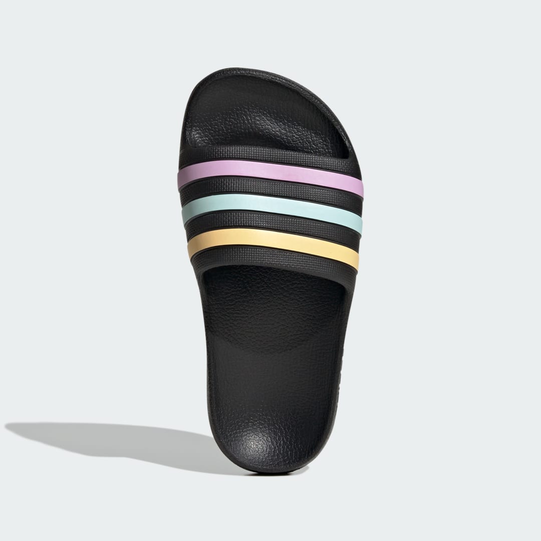Adilette Aqua Slide K 'Black Orange Tint Halo Mint' - JP5774
