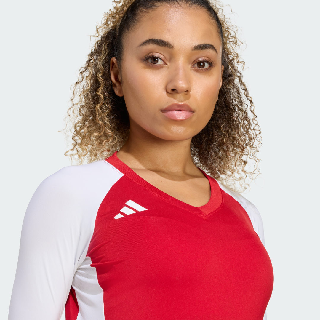 Adidas Quickset Long Sleeve Volleybalshirt