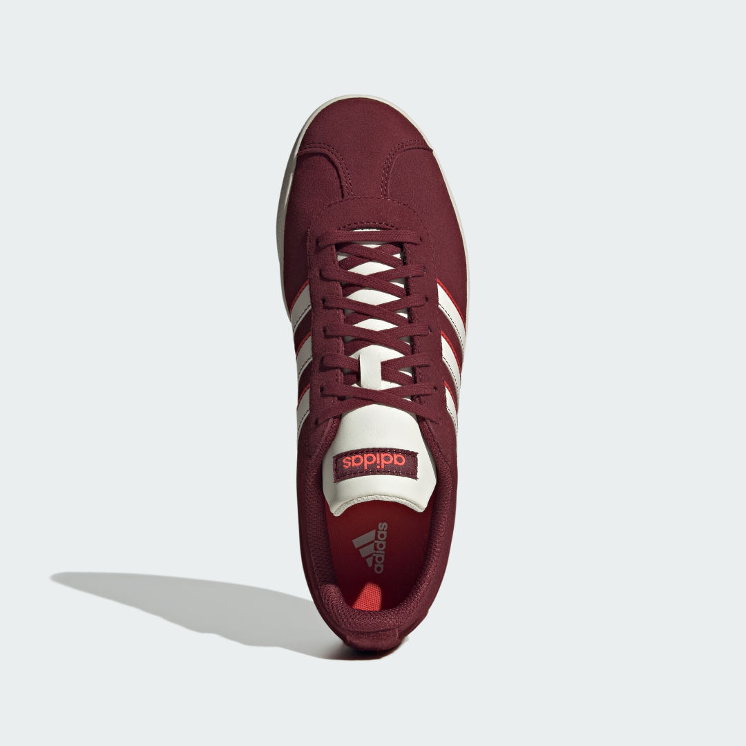 Adidas VL court sneaker Shadow Red / Off White / Bright Red